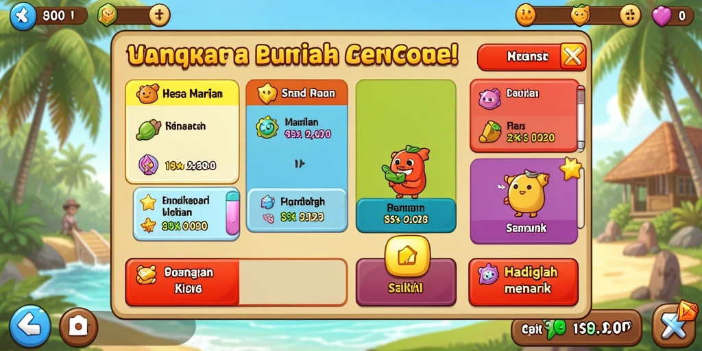 Tampilan antarmuka yang menarik dan user-friendly.
