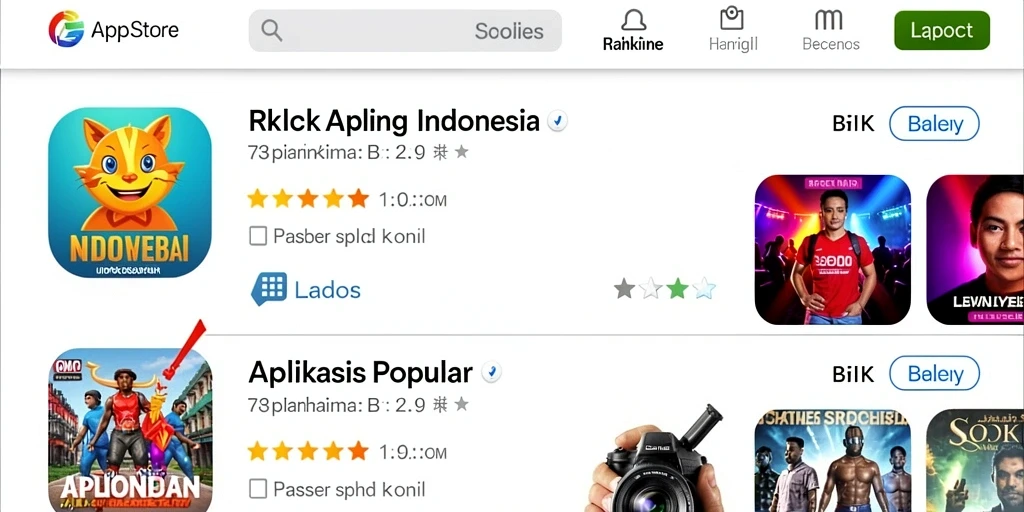 Tampilan menu utama yang menarik.