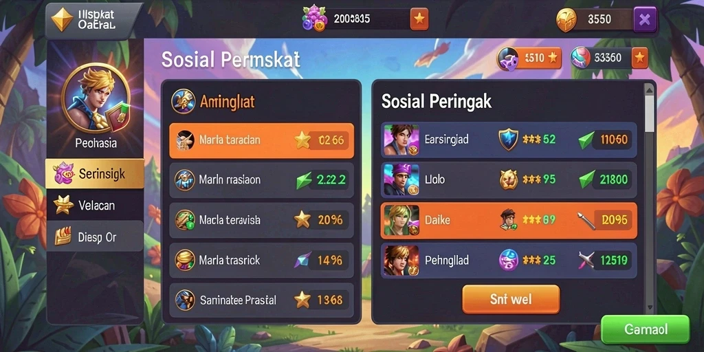Tampilan antarmuka yang modern dan menarik.
