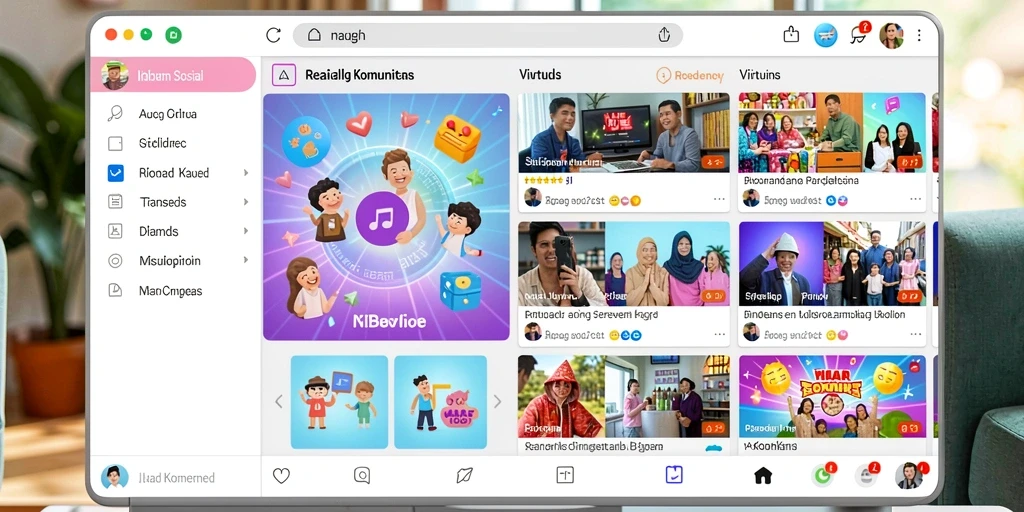 Tampilan antarmuka aplikasi yang menarik dan mudah digunakan.