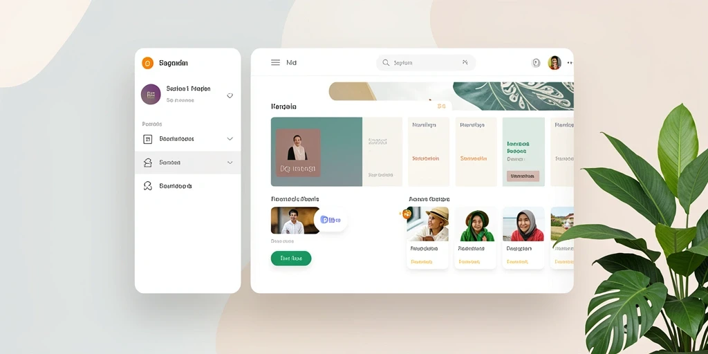 Tampilan antarmuka yang menarik dan user-friendly.