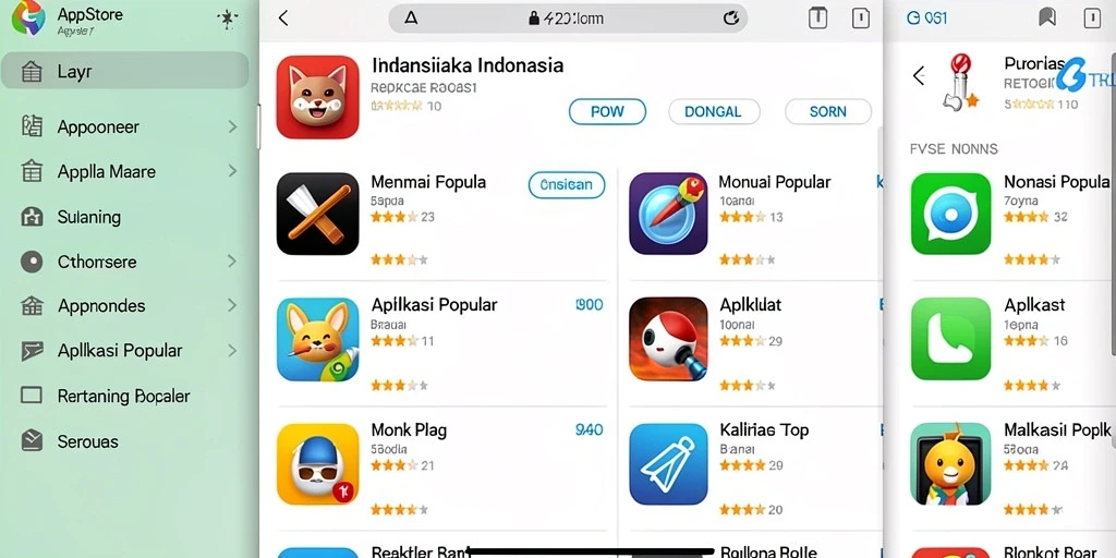 Tampilan antarmuka yang intuitif dan modern.