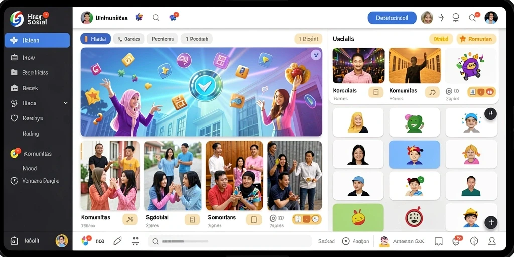 Antarmuka pengguna yang intuitif dan menarik.