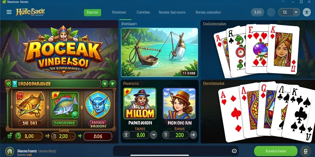 Tampilan awal LUCKYTOPIA yang menarik.