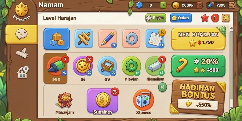 Screenshot menunjukkan antarmuka utama PANDAWIN yang ramah pengguna.