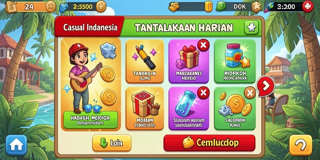 Tampilan utama aplikasi RP8 yang menarik dan intuitif.