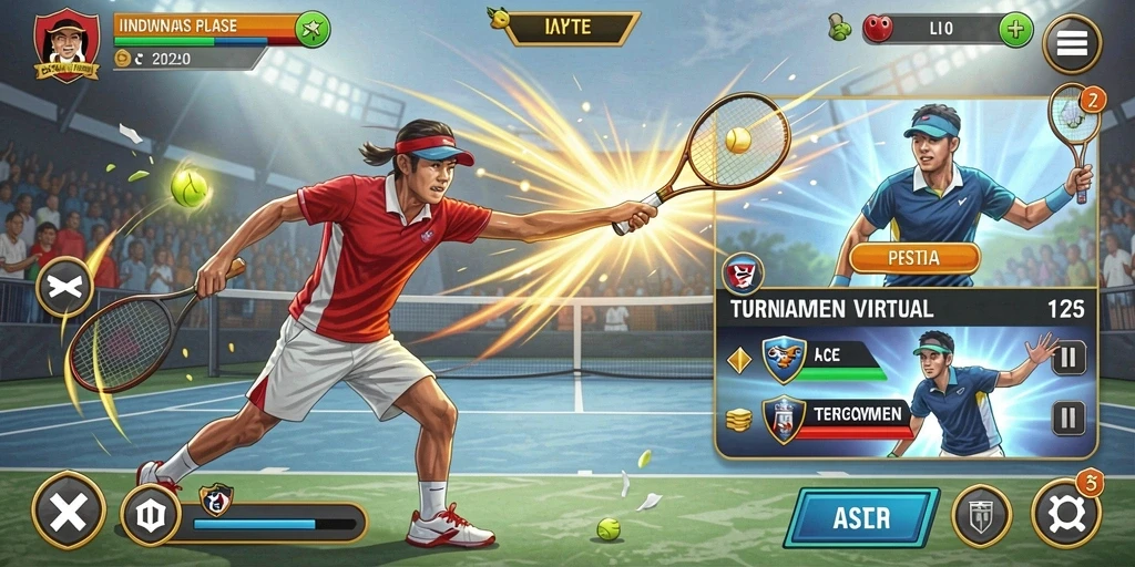 Tampilan grafis dalam game yang menarik.