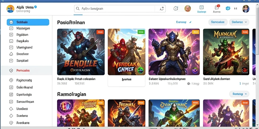 Tampilan antarmuka yang menarik dan mudah dinavigasi.