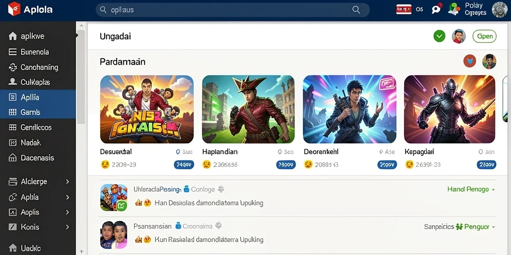 Tampilan antarmuka yang menarik dan user-friendly.