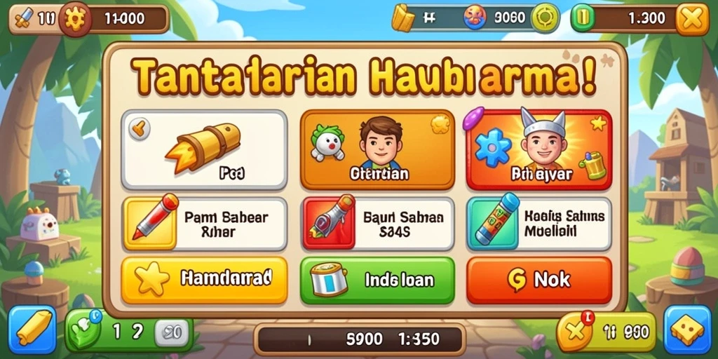 Tampilan antarmuka yang menarik dan user-friendly.